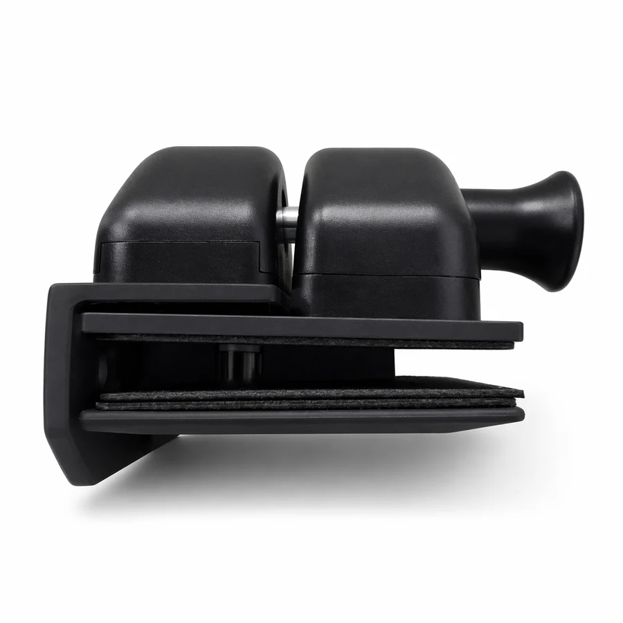 Glass-to-Wall Inline Latch Matte Black