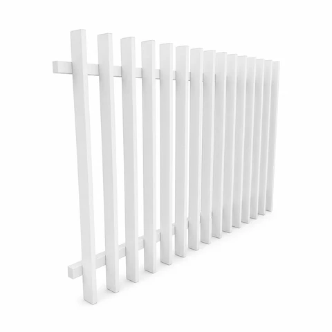 Radiator Aluminium Pool Fencing Panel — White
