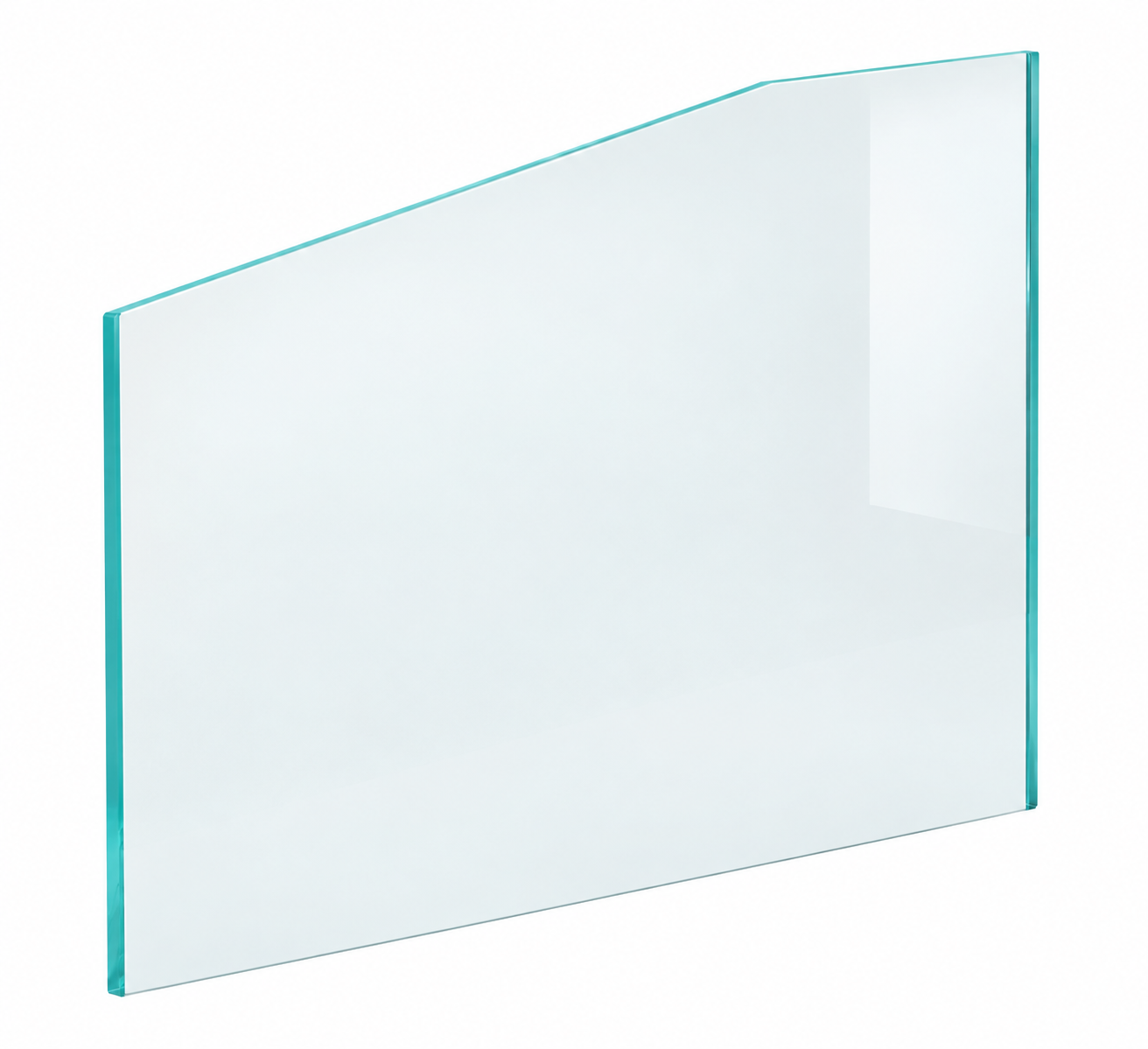12mm Raked Glass Panel 1200×1850