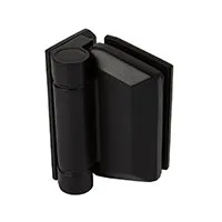 Polaris 155 Glass-to-Wall Soft-Close Hinge Black
