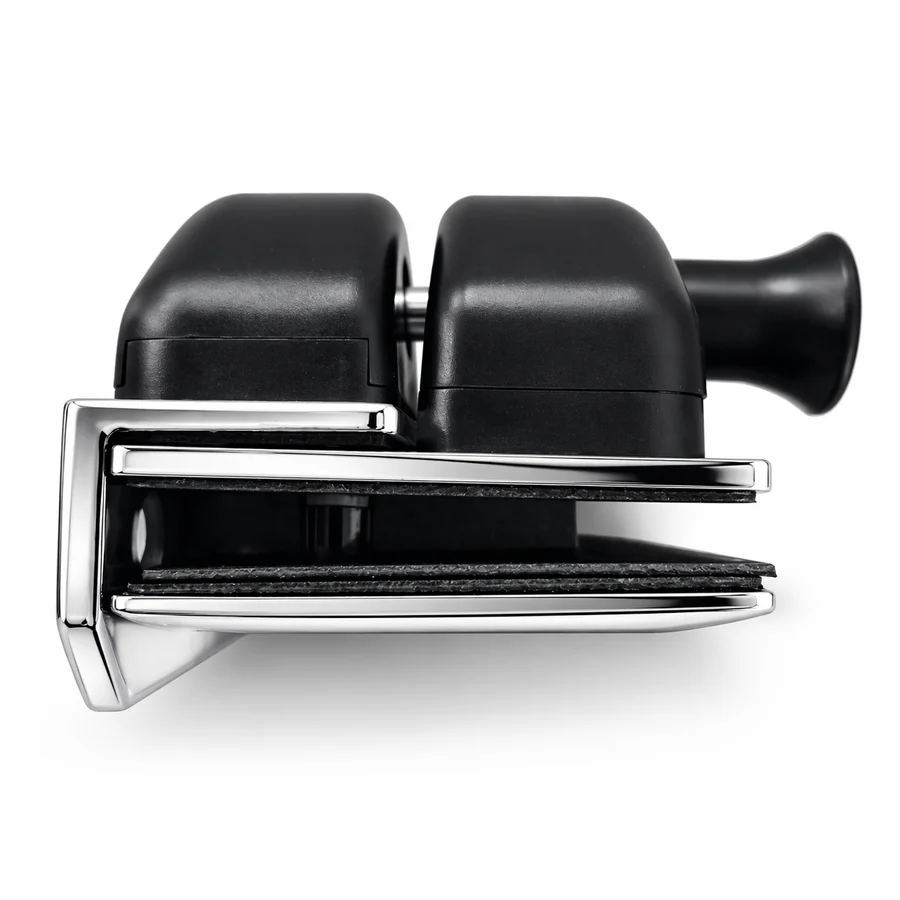 Glass-to-Wall Inline Latch Mirror Polish