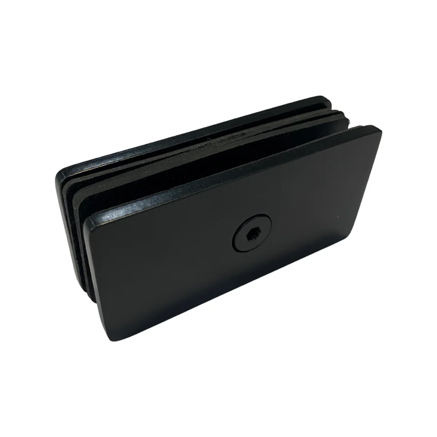 Glass-to-Glass H Clamp Matte Black