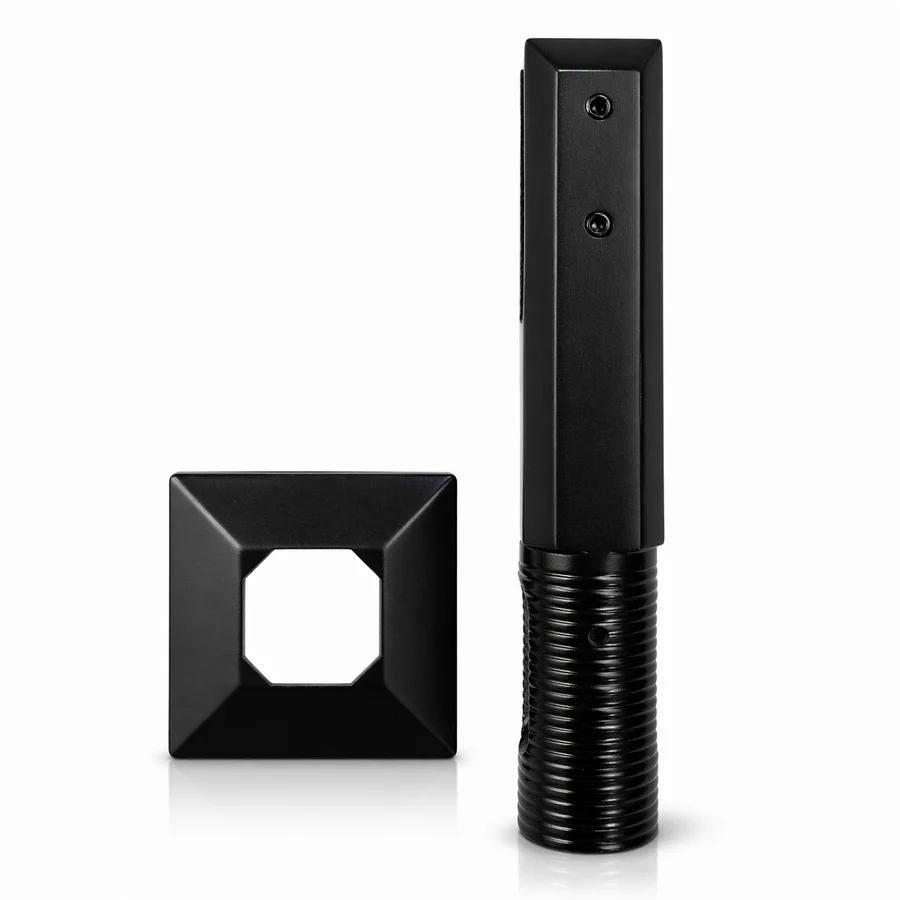 Core-Drilled Spigot 12mm Matte Black