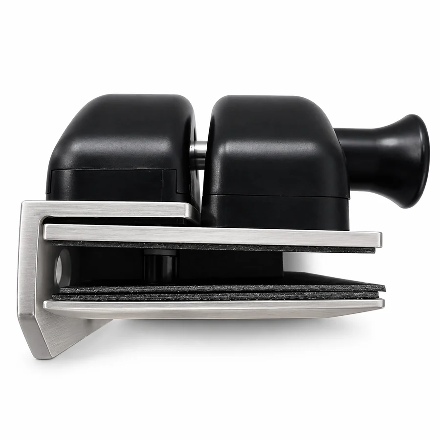 Glass-to-Wall Inline Latch Brushed