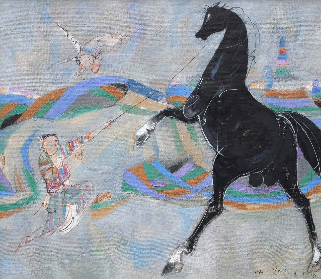 Conquering a Horse by Likim Ibragimov