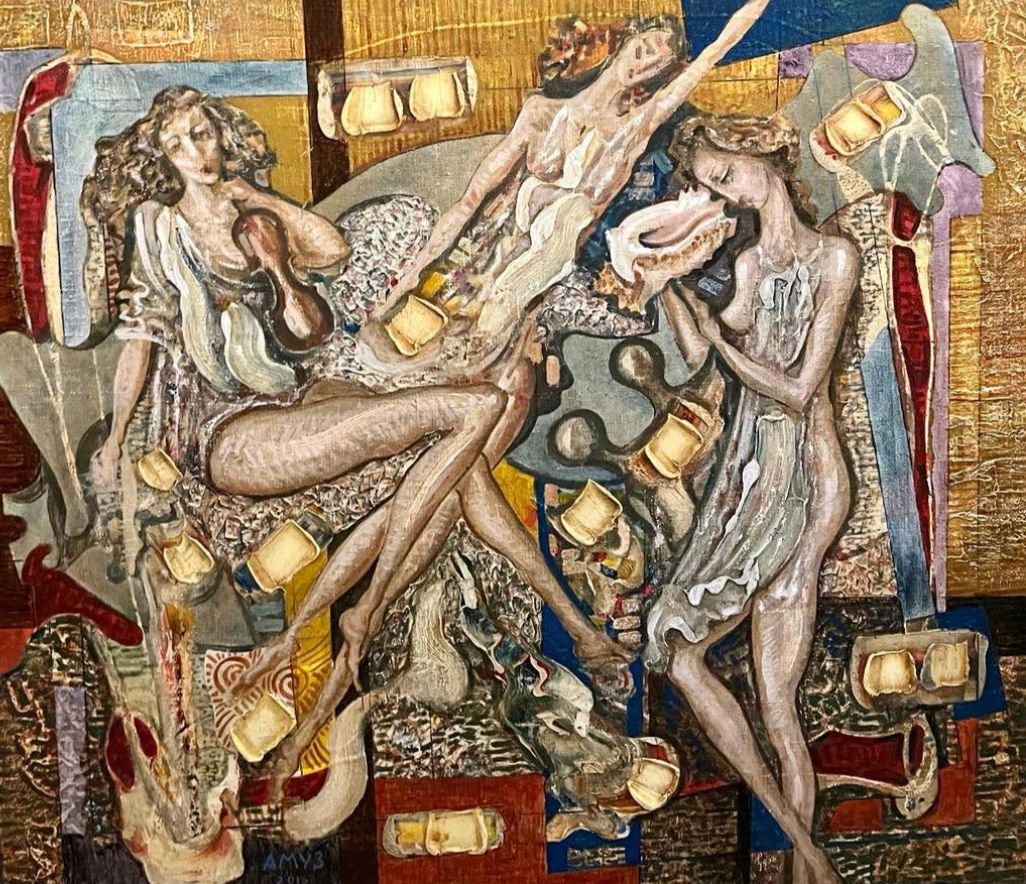 The Three Graces by Hamazasp Amuz Mkhitaryan