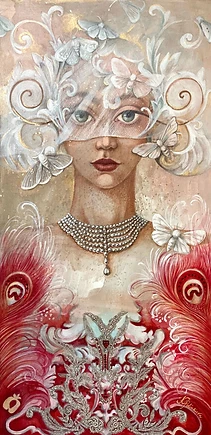 White Moth by Kristina Poliakova