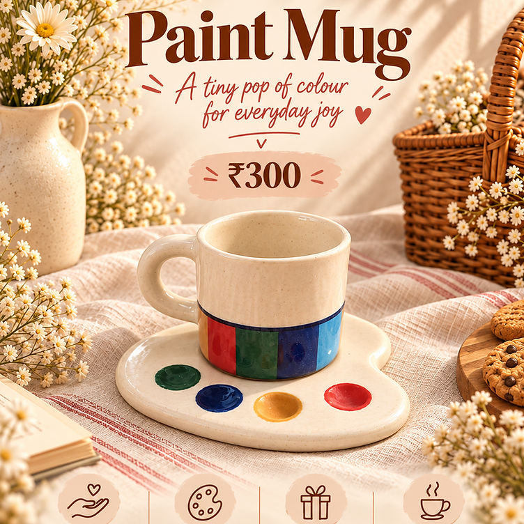 Paint Mug Gift Set