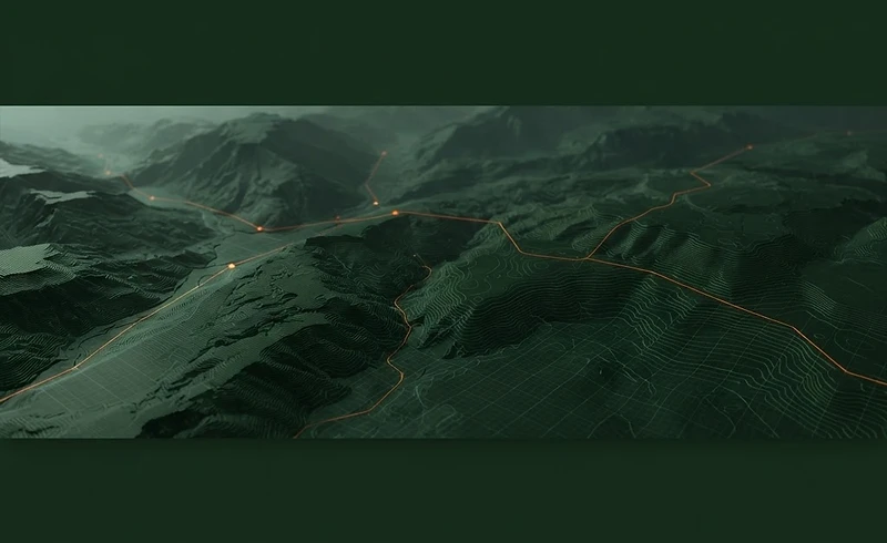 Geodaten-Visualisierung einer Analyselandschaft