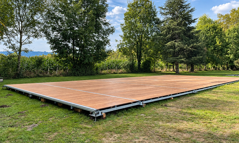 Planchers pour tentes de réception