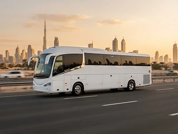 35-48 seater luxury coach bus for staff transport in Dubai