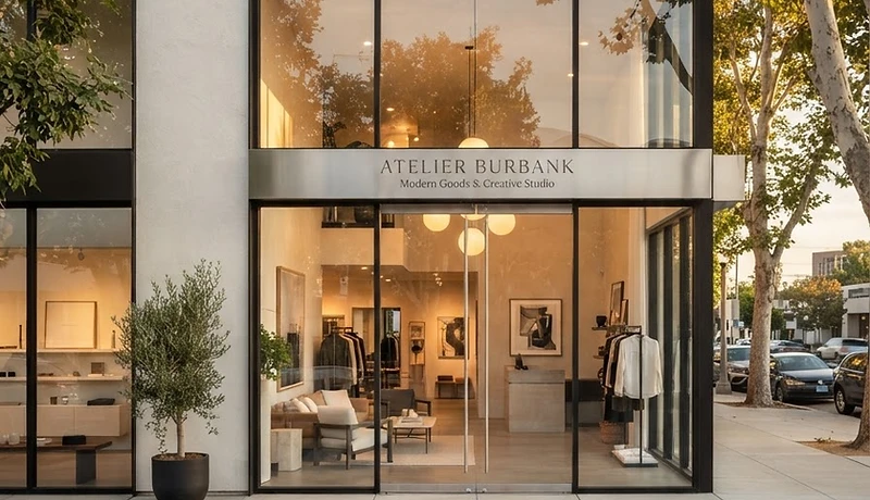 Modern business premises