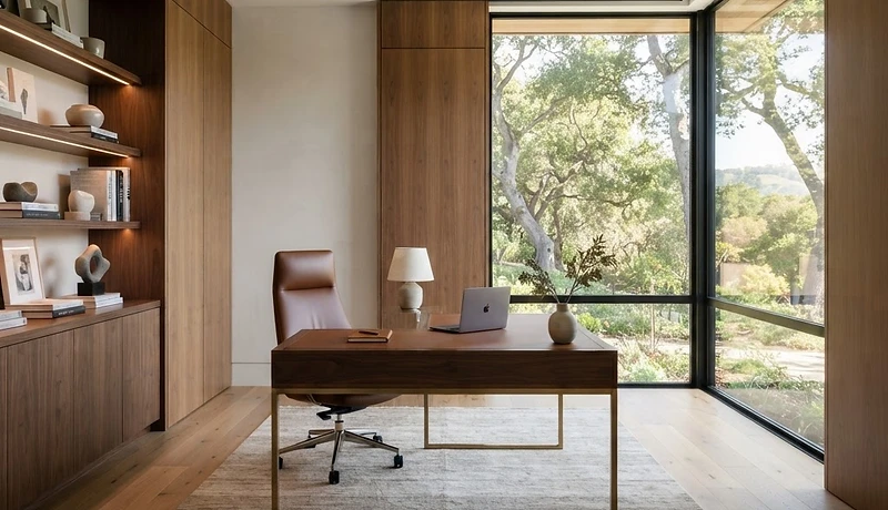Sophisticated modern office interior