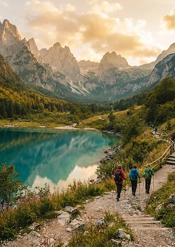 Trekking nos Lagos de Valbona