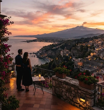 Lua de Mel em Taormina
