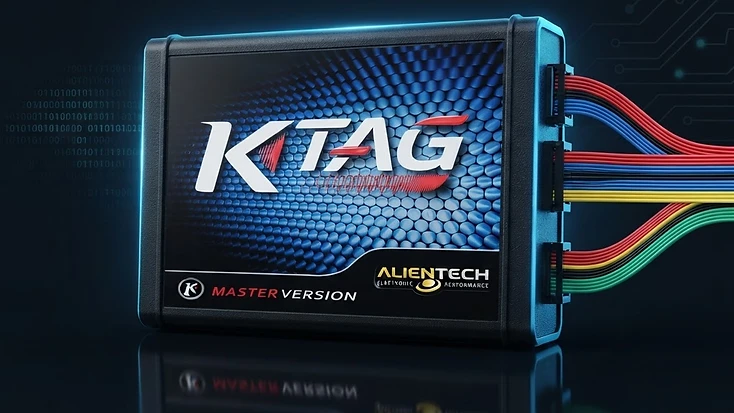Alientech KTAG — уредът в работа