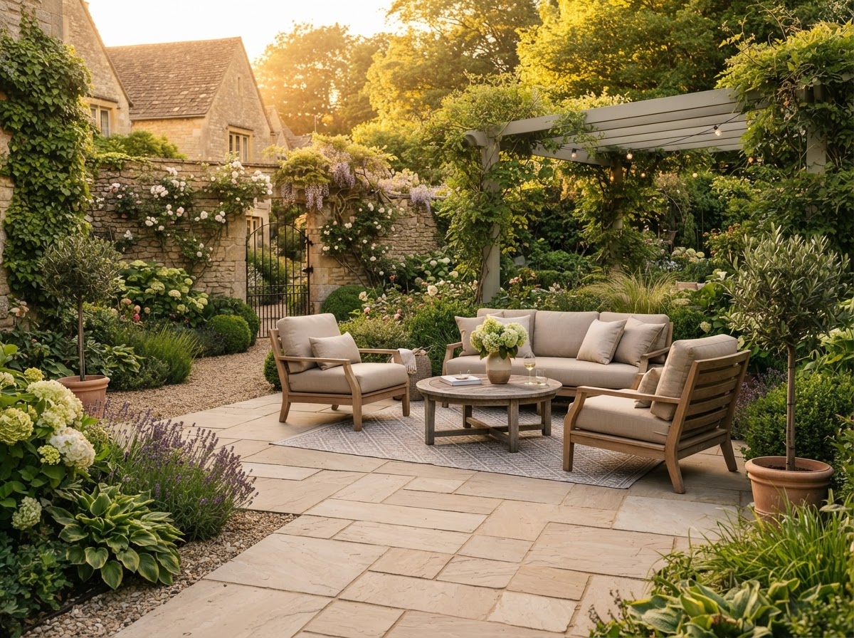 Garden patio styling