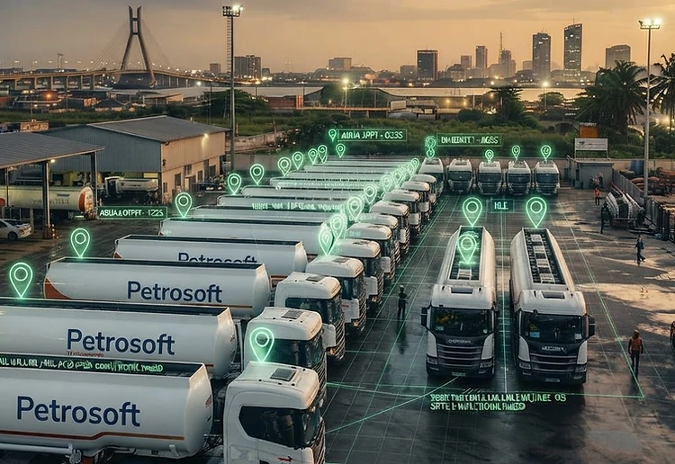 Fuel tanker fleet under live tracking