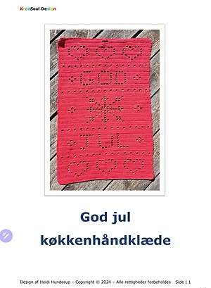 God Jul Køkkenhåndklæde 