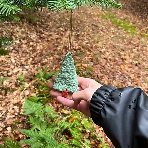 Hæklet juletræ