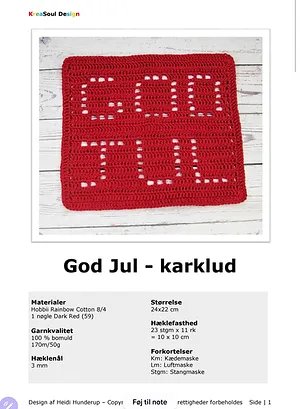 God Jul Karklud 