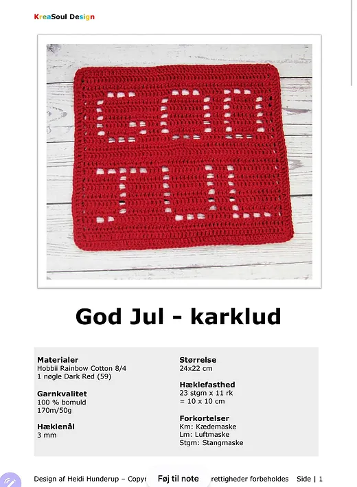 God Jul Karklud : forhåndsvisning