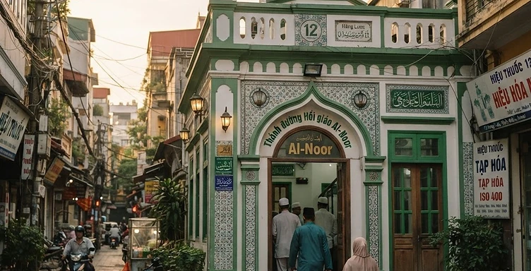 Al-Noor Mosque & Halal Old Quarter Walk by Bus 09