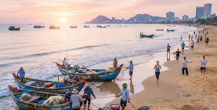 Back Beach Fishing-Fleet Sunrise