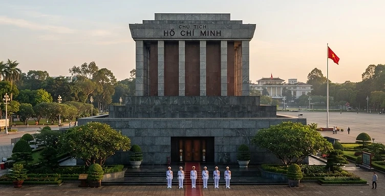 Ho Chi Minh Mausoleum & Imperial Citadel by Bus 09
