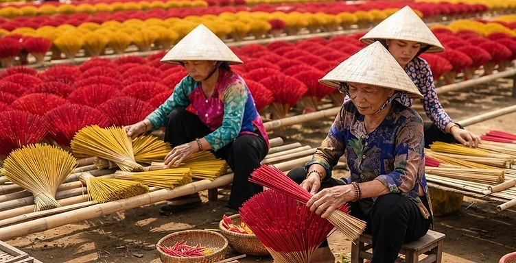 Incense & Poem-Hat Craft Village Workshop