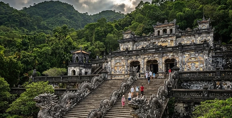 Royal Tombs by Bus: Khai Dinh & Tu Duc