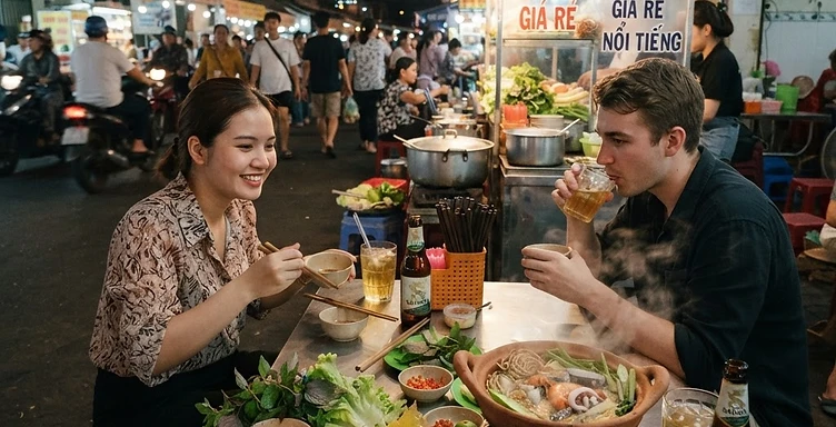 Mekong Evening Food Crawl: Banh Xeo & Hotpot
