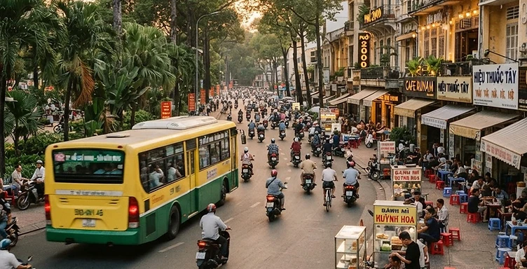 Green travel in Saigon