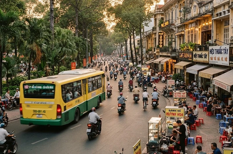 Saigon public bus