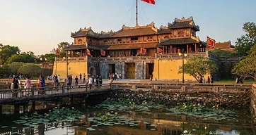 Hue Imperial City Morning by Bus