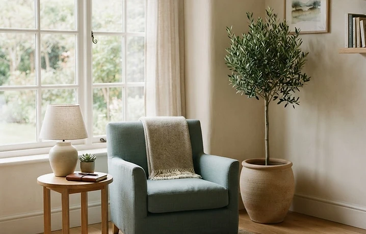 A refined, calm private-practice room