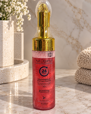 True Organica Ruby Pomegranate Lava Foam Cleanser