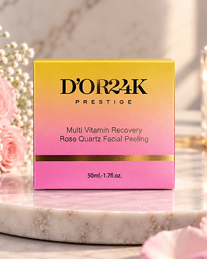 D'OR24K Prestige Rose Quartz Facial Peeling