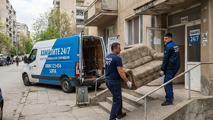 Почистване на къща и гараж в София — разчистване от Хамалите 24/7