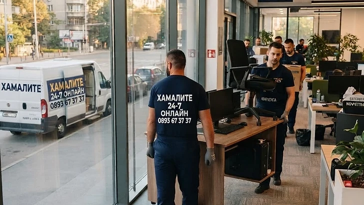 Офис преместване в София от екипа на Хамалите 24/7