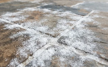 Efflorescence: Why Your Orange County Patio Tile Turns White