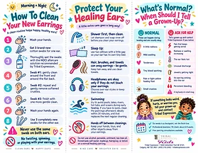 Inside the aftercare sheet
