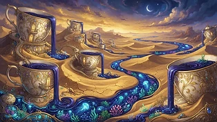 Porcelain Dunes of Ink
