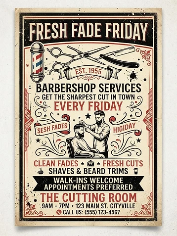 Fresh Fade Friday — 20% Off