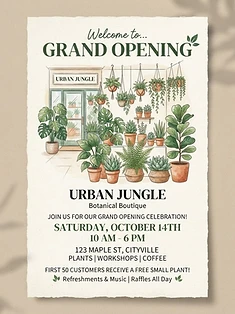 Grand Opening: Rooted Plant Boutique