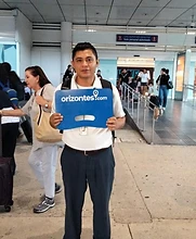 Recepción en el aeropuerto