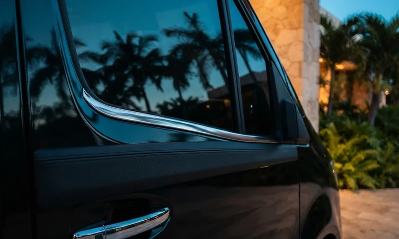Detalle interior de un vehículo premium