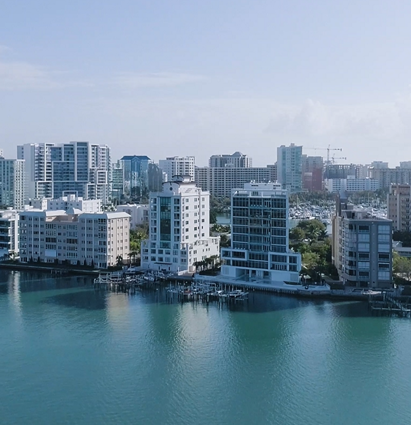 Sarasota waterfront skyline
