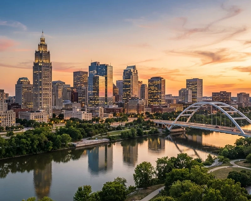 Modern city skyline