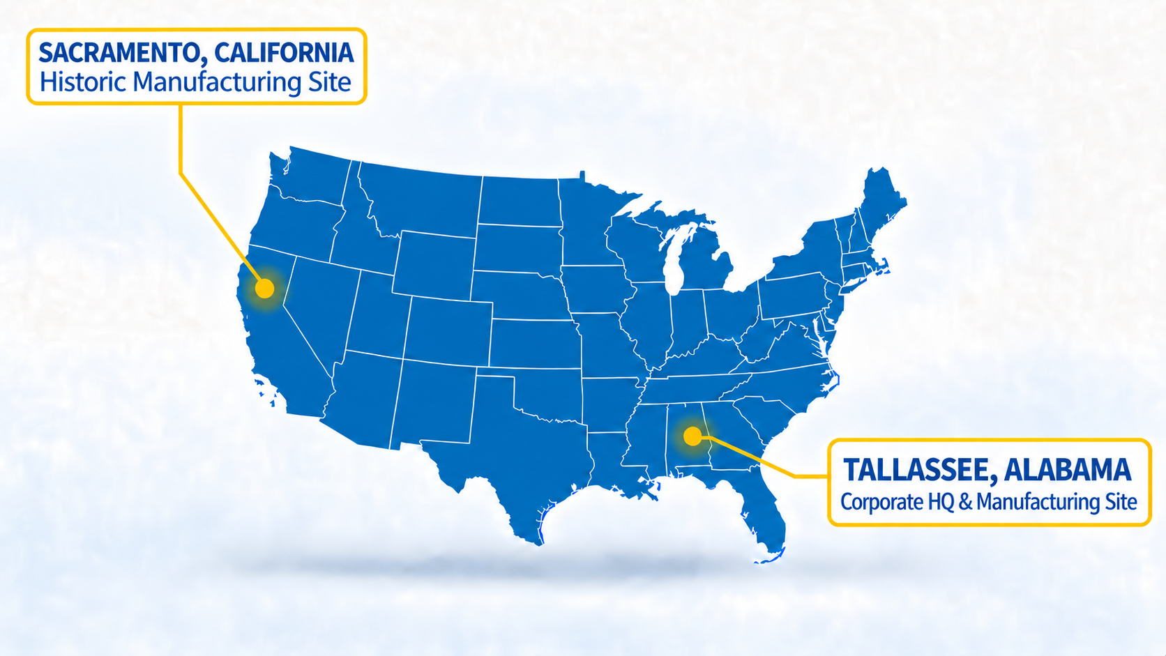 Sunoptics manufacturing locations across the United States